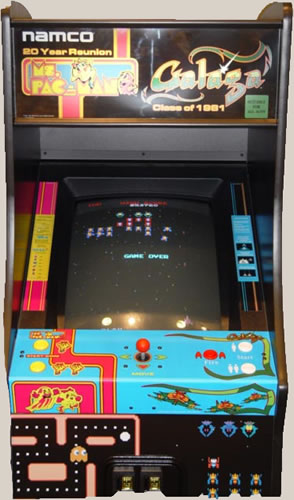 Ms. Pacman/Galaga and Pacman Combo Video Game